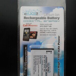 cell phone battery NIP replacement HTC EVO 4G Dash 3G Hero  S511 (SNAP) others